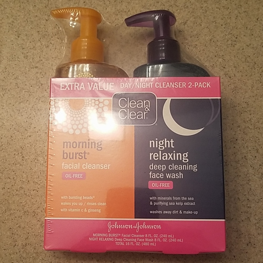 Never Been Open! Day and Night Facial Wash!